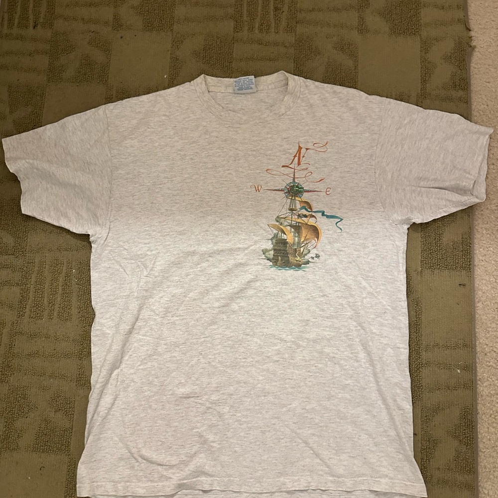 Vintage Nautical Graphic Men's Shirt